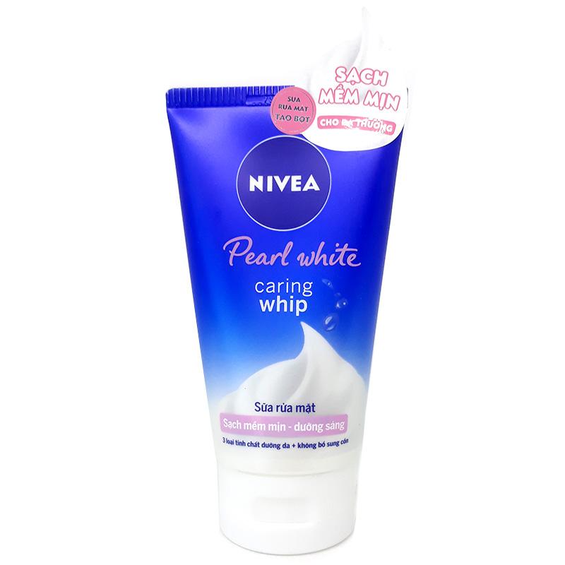 Sữa rửa mặt tạo bọt trắng da Nivea tuýp 100ml