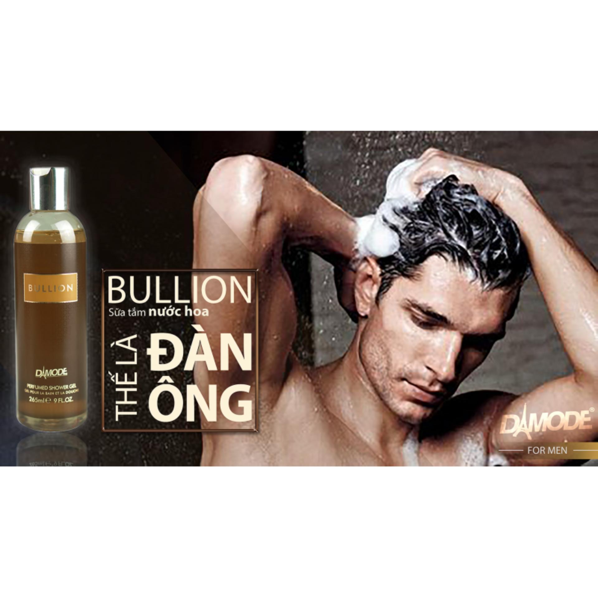 Sữa tắm hương nước hoa cao cấp độc quyền damode bullion 265ml dành cho nam