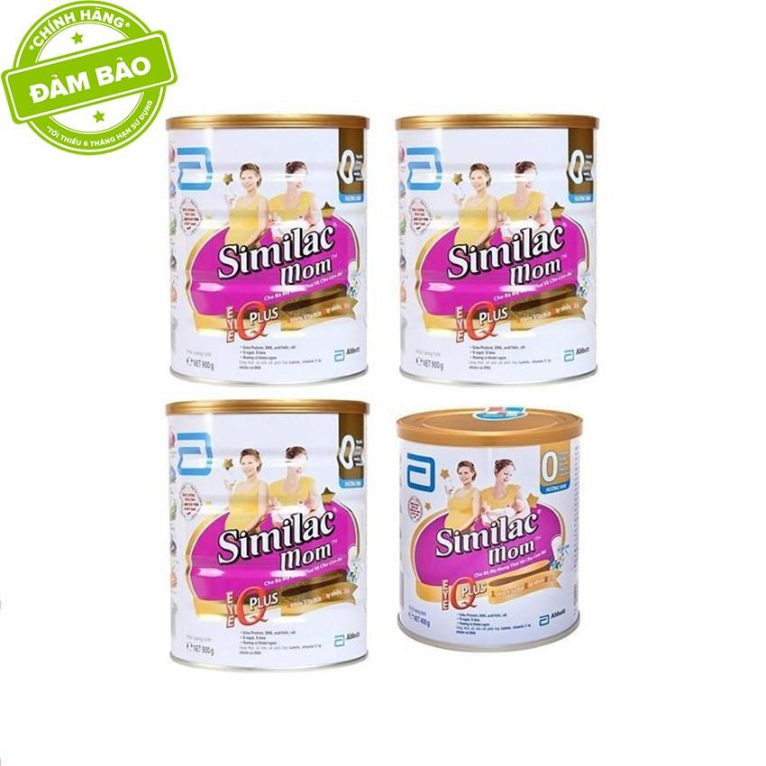 Bộ 3 Lon Sữa Bột Similac Mom Hương Vani 900g + 1 Lon Sữa Bột Similac Mom Hương Vani 400g By Lazada Retail Similac