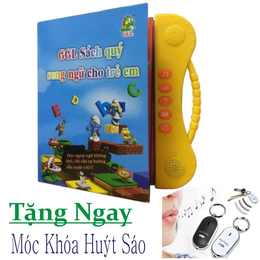 SÁCH ĐIỆN TỬ SONG NGỮ ANH - VIỆT CHO TRẺ VỪA HỌC VỪA CHƠI + TẶNG MÓC KHÓA THÔNG MINH