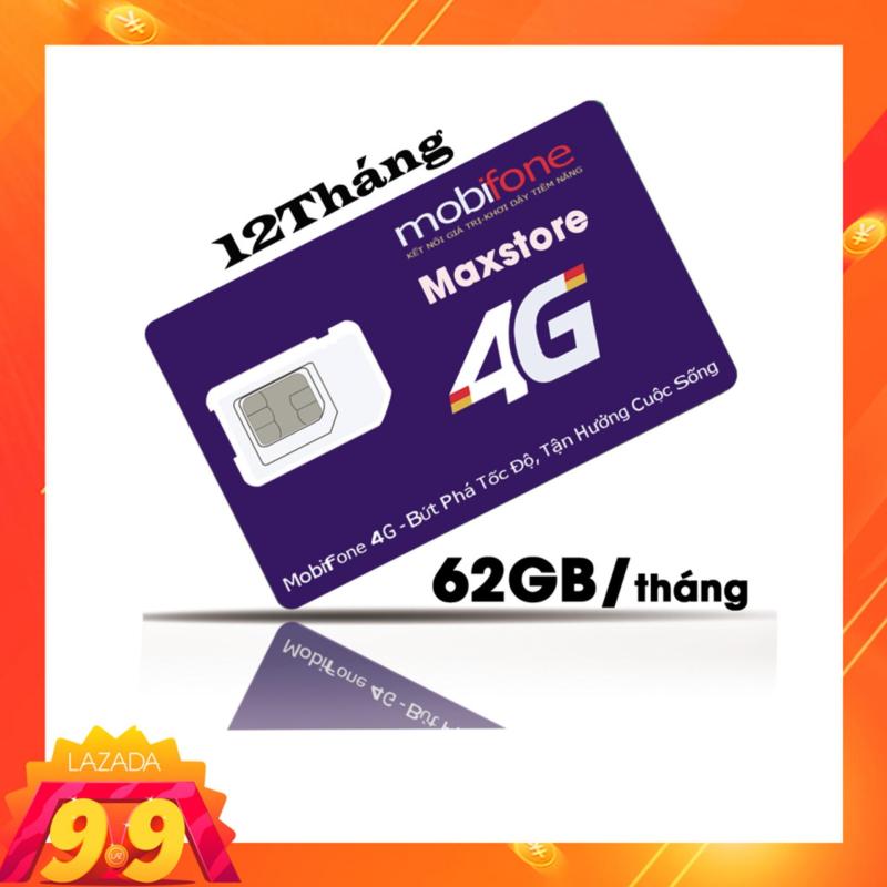 SIM 4G MOBIFONE THAGA trọn gói chỉ 50K/tháng tặng 62GB tốc độ cao từ maxstore.Sử dụng toàn quốc.