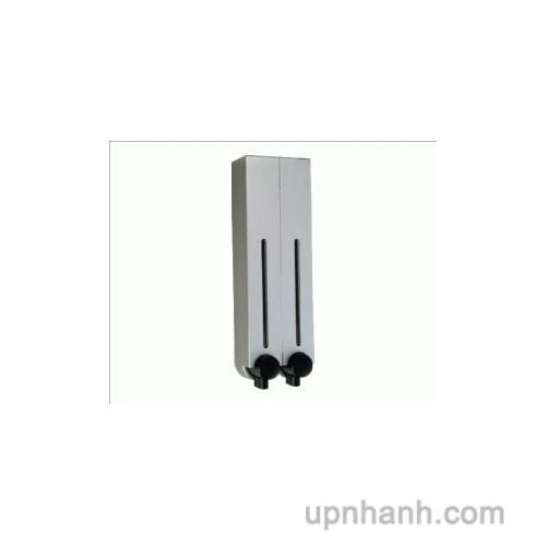 Hộp nhấn xà phòng 2 hộc nhựa abs atmor model: dh-700-2vp