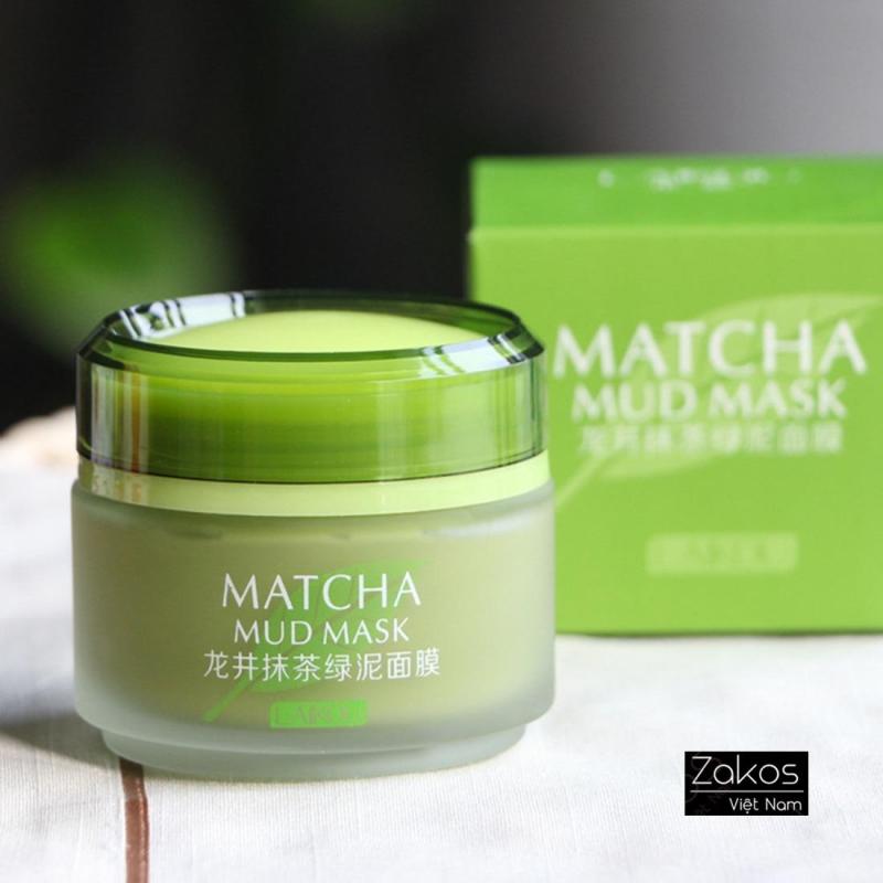 Mặt nạ bùn Laikou matcha mud mask 5 tác dụng 85g