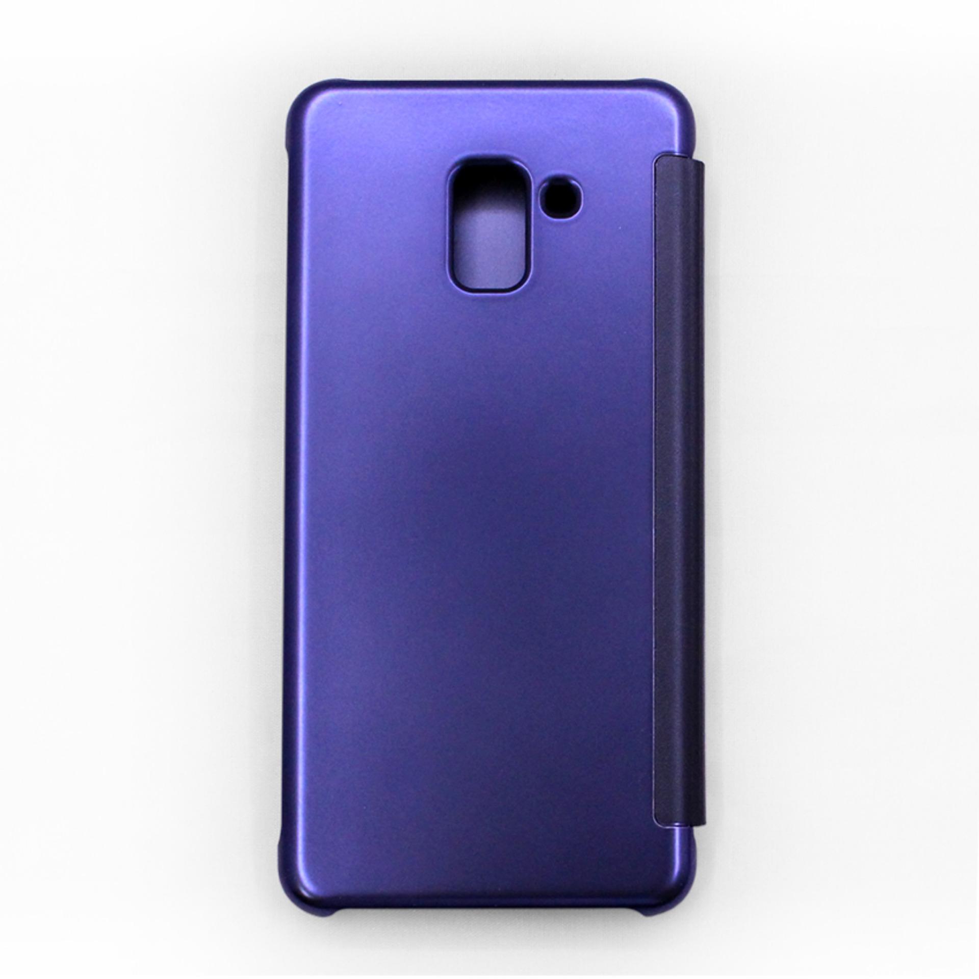 Bao da clear view cho samsung galaxy a8 plus 2018