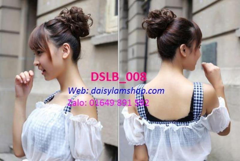 Búi tóc giả dạng dây cột xoăn hoa DLSB_008