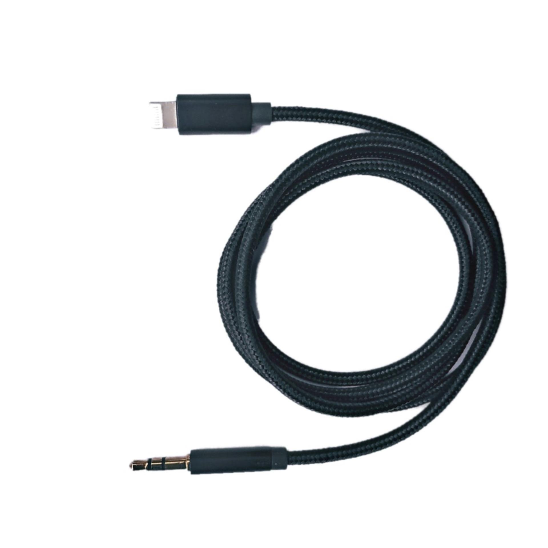 Cáp chuyển đổi từ cổng lightning ra chân 3.5mm cho iphone 6 plus - dây dù chống đứt