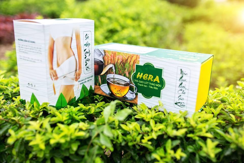 Trà gạo lứt thanh lọc - tiêu độc