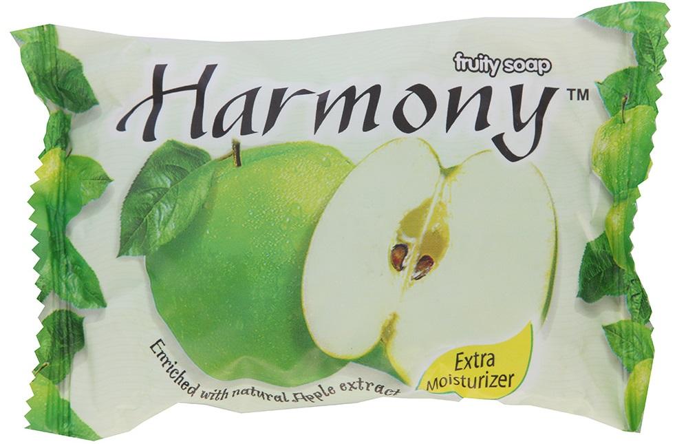 Xà bông cục Harmony Indonesia dưỡng da mềm mịn hương Táo xanh gói 75g