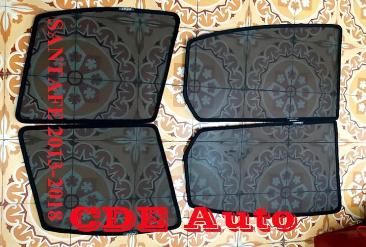 Che nắng theo xe hyundai santafe 2013-2018