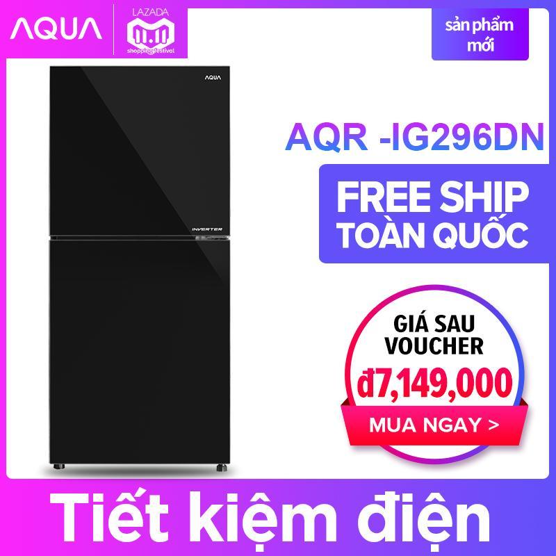 Tủ lạnh AQUA AQR-IG296DN 284L ( Đen ) - Hàng phân phối chính hãng