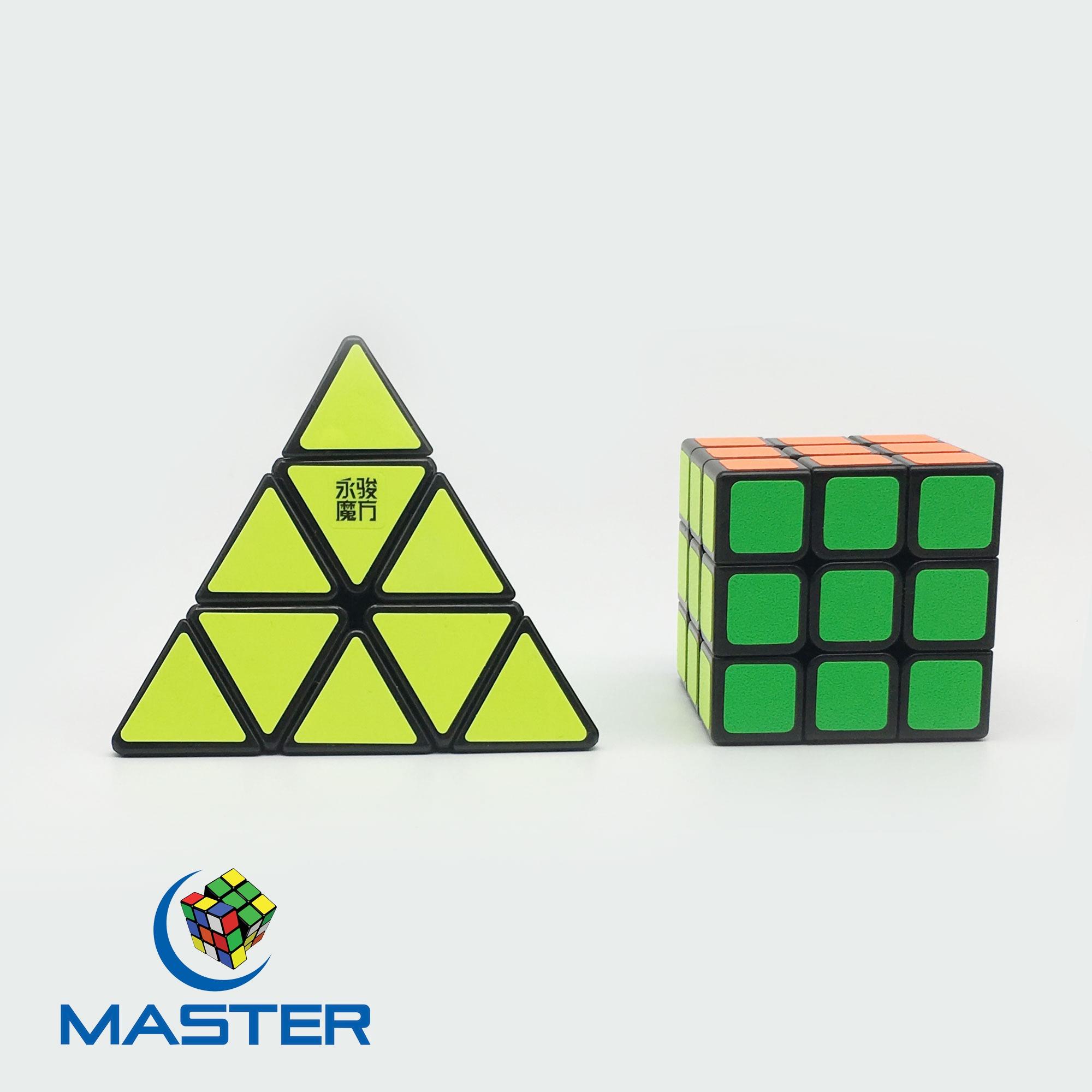 Combo 2 Rubik Thương Hiệu Cao Cấp ( Pyraminx  Tam Giác + Shengshou Legend 3x3x3) - Sticker