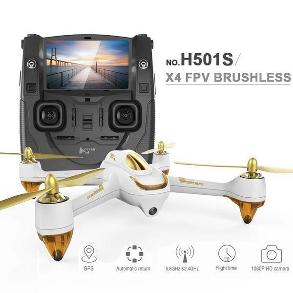 Máy Bay Flycam Hubsan H501S - GPS, Return Home, Follow Me, Camera 1080P Full HD, Truyền Ảnh Trực Tiếp Qua Điện Thoại