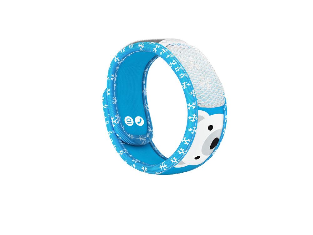 Viên chống muỗi PARA’KITO™ kèm vòng đeo tay trẻ em họa tiết Gấu Bắc cực (Kids 2 viên chống muỗi)