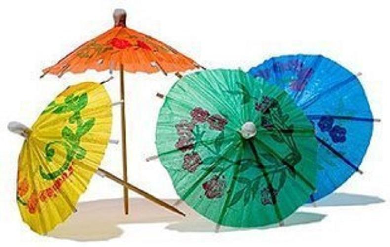 Dù trang trí coctail thức uống
