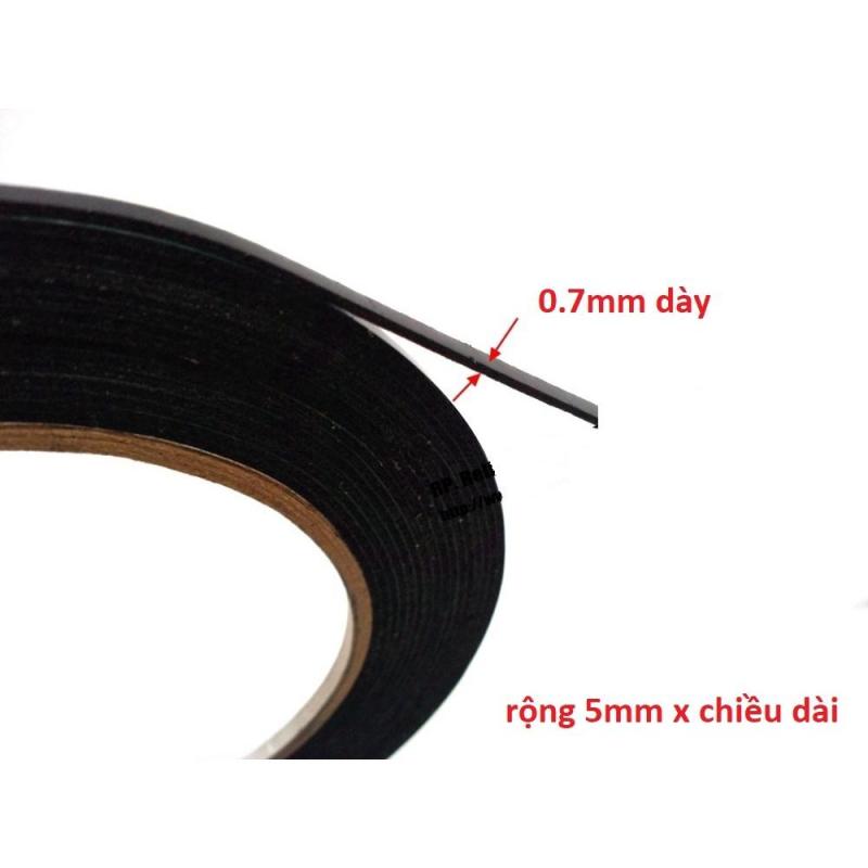 Băng keo 2 mặt cường lực dán đồ chơi xe hơi (loại mỏng - 5mm x 3M)