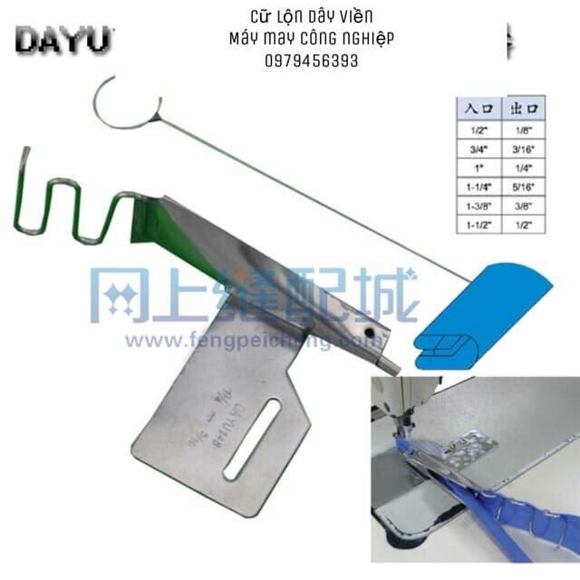 cữ lộn dây viền - máy may công nghiệp