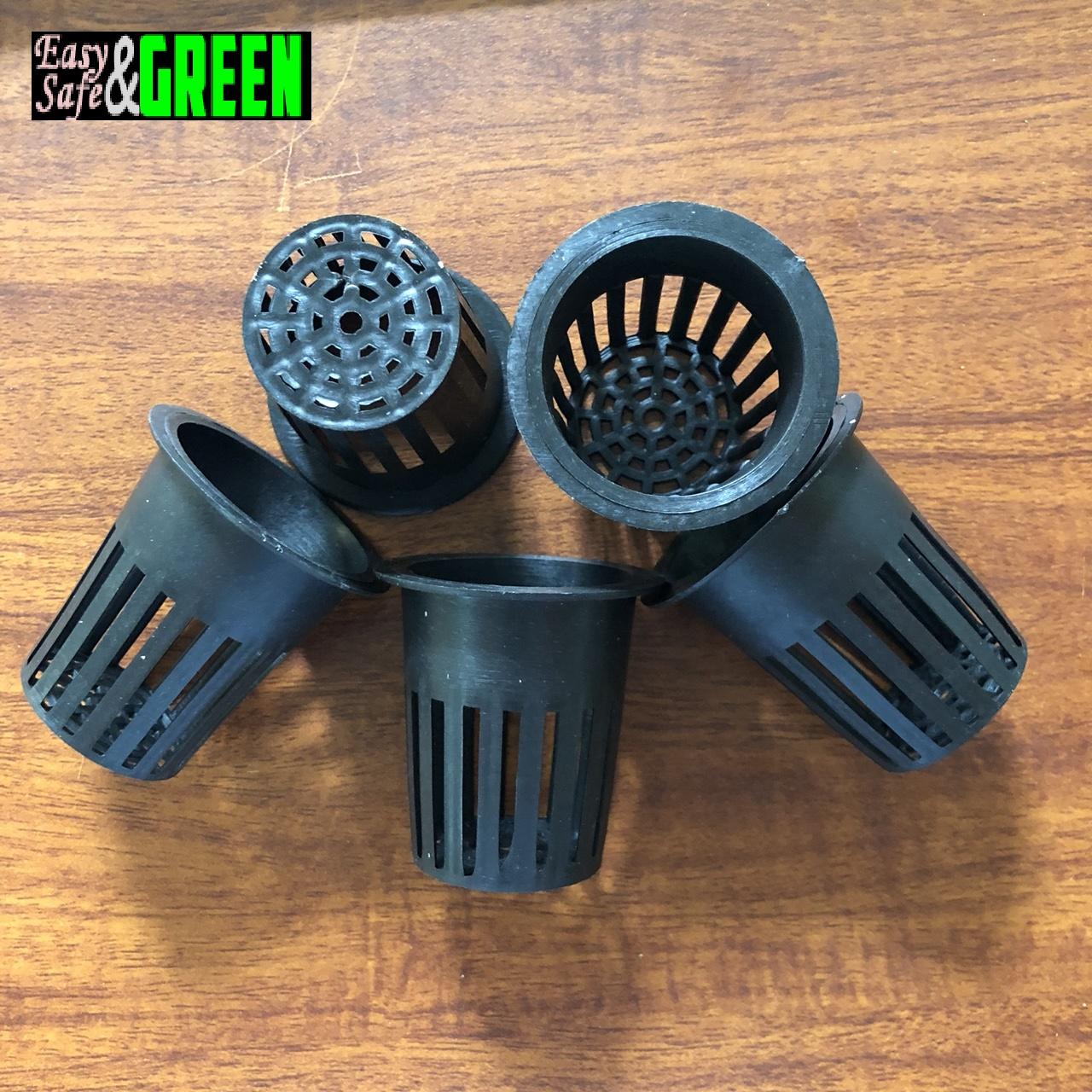 Bộ 100 rọ nhựa trồng rau thủy canh phi 55