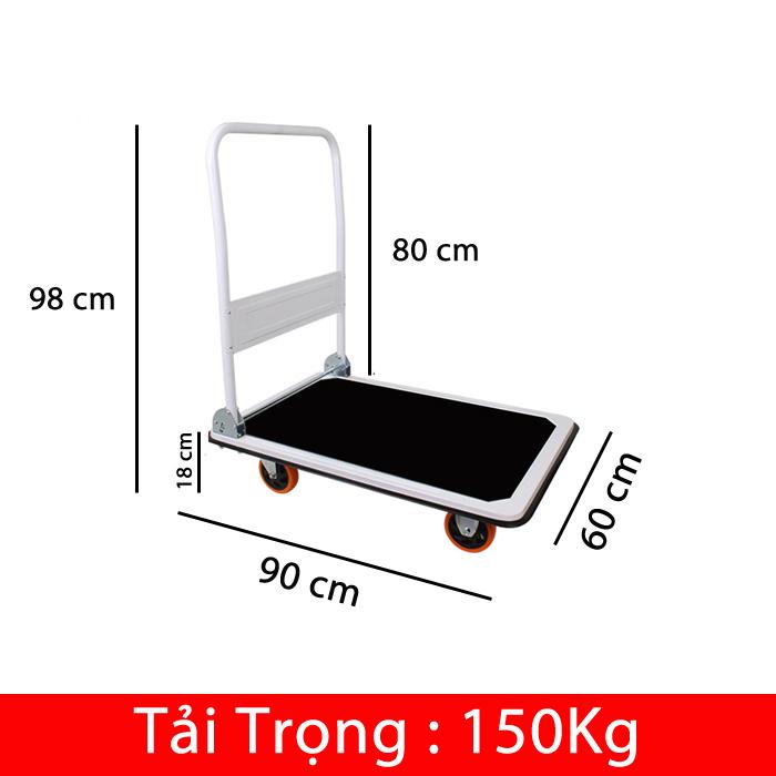 Xe Đẩy Hàng Sàn Thép Tải Trọng 200Kg (60cm x 90cm)  7giftshop