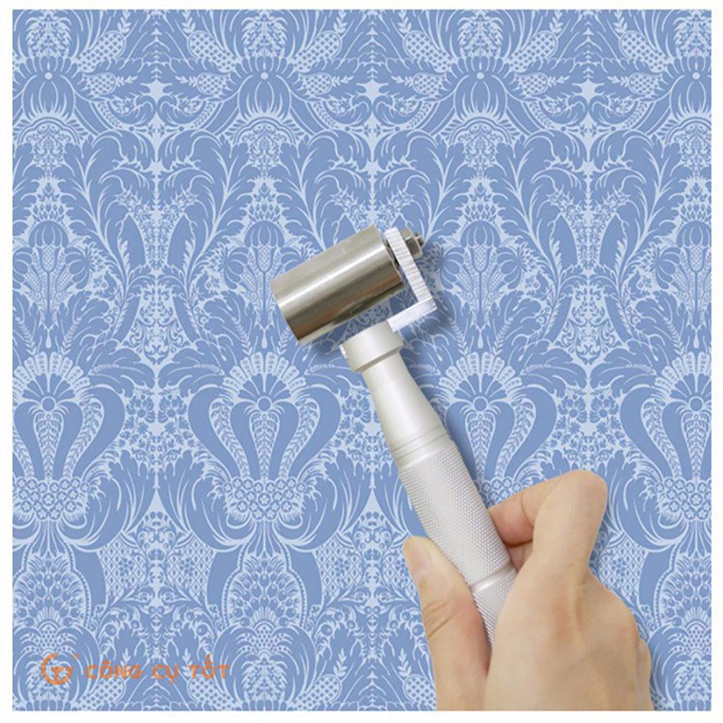 Con lăn mí phẳng giấy dán tường chống dính bằng thép không gỉ khổ 40mm