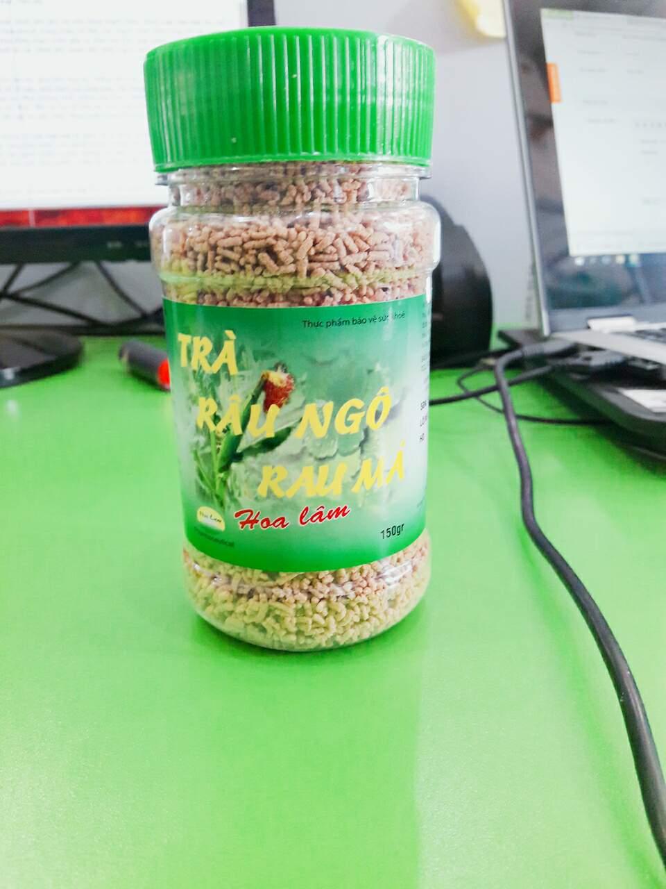 Trà râu ngô rau má