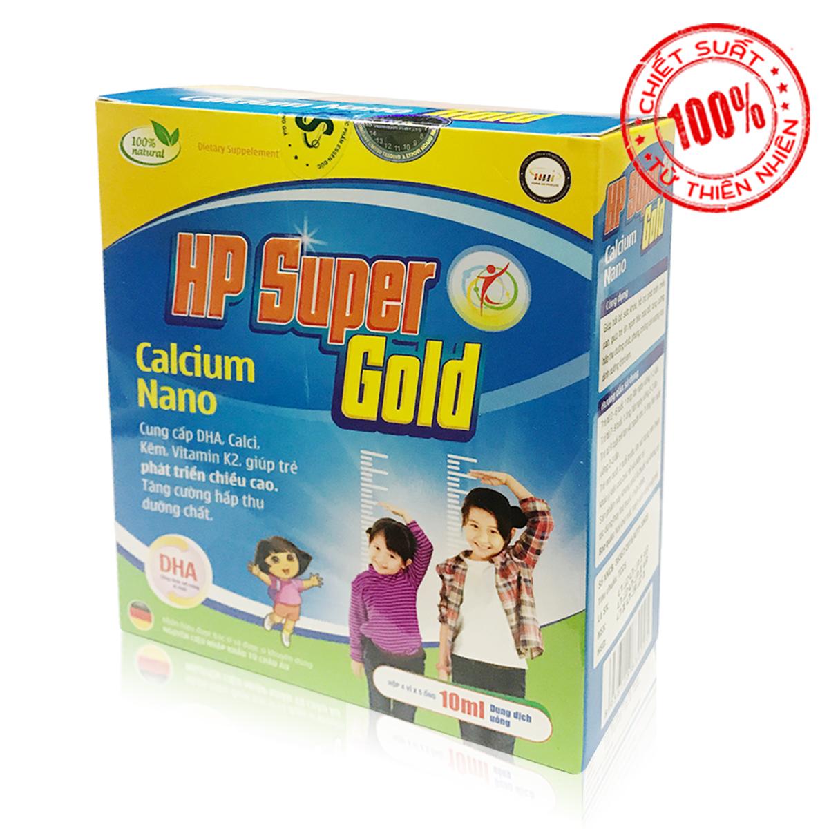 Thực phẩm chức năng tăng chiều cao trẻ nhỏ HP Super Gold - Calcium Nano (OEM)