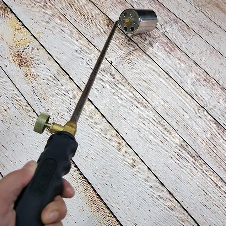 Đèn khò gas,mỏ hàn,đèn khò hàn công nhiệp cán dài đầu khò 63mm