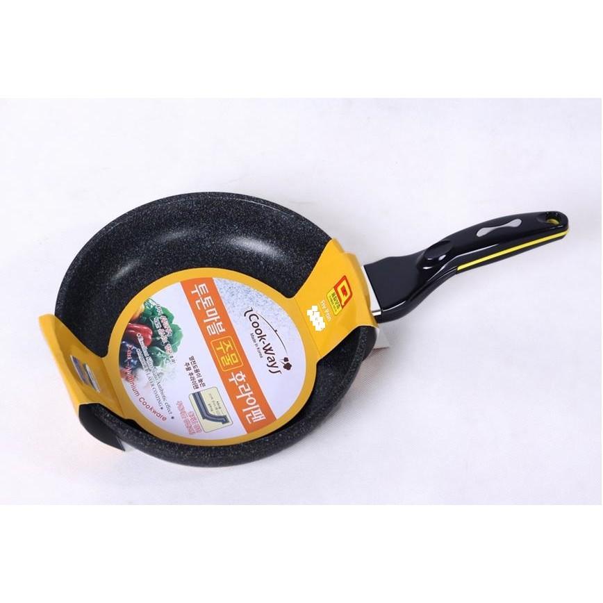 Chảo đá chống dính cạn siêu bền Cook Way nhập khẩu Hàn Quốc SSFM4-28 cm