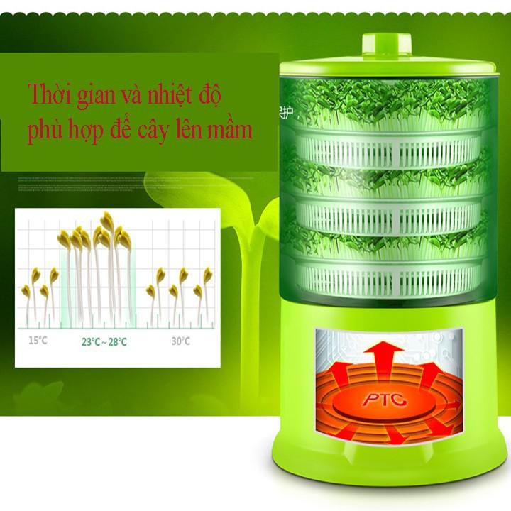 Máy làm giá đỗ rau mầm tự động 3 tầng Connie CB-A323B