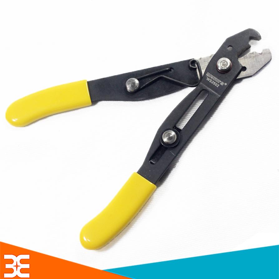 Kìm cắt tuốt cáp, dây điện mini wynn's ws2502