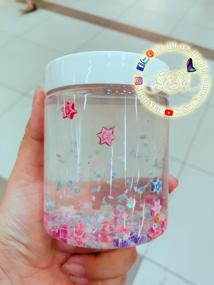 Slime trong giá rẻ hủ 250ml , Slime basic giá rẻ 1k , slime trong siêu mềm , slime mây siêu xơi siêu xốp - Sumo Mall