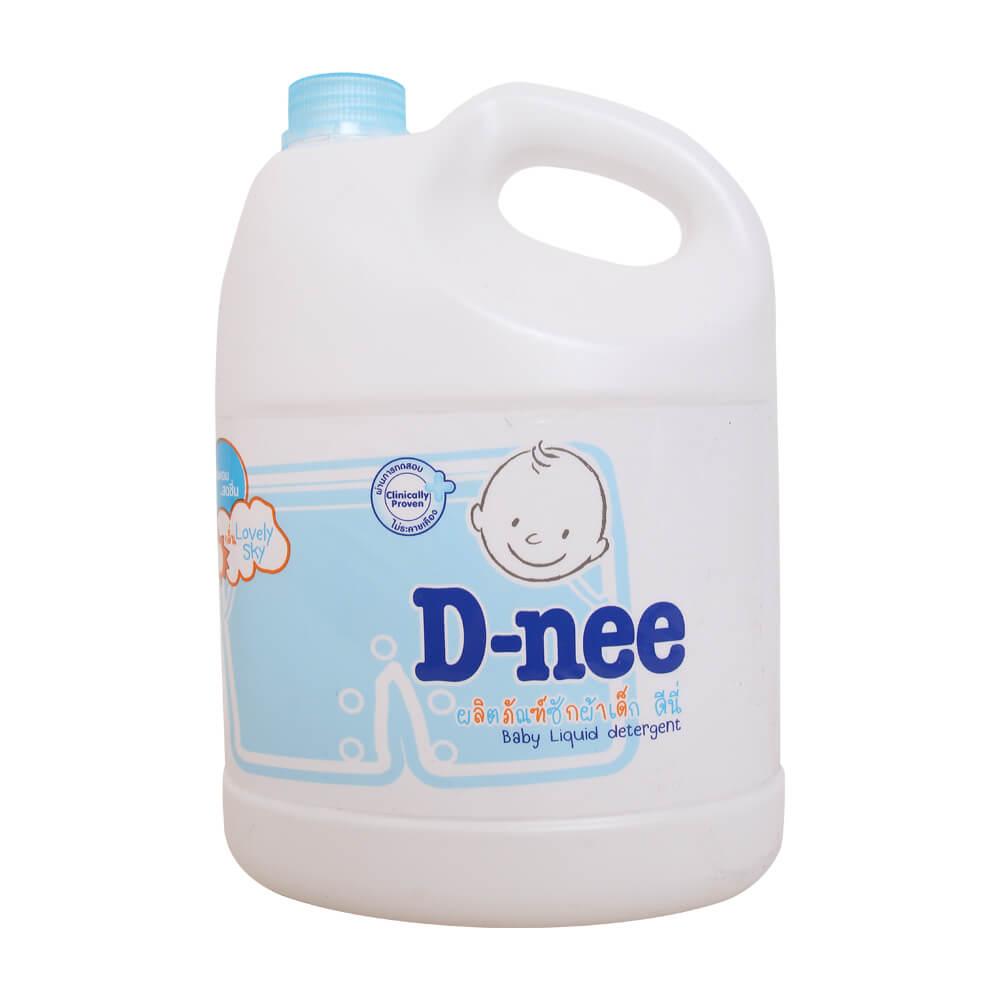 Nước giặt xả quần áo D-nee xanh 3L
