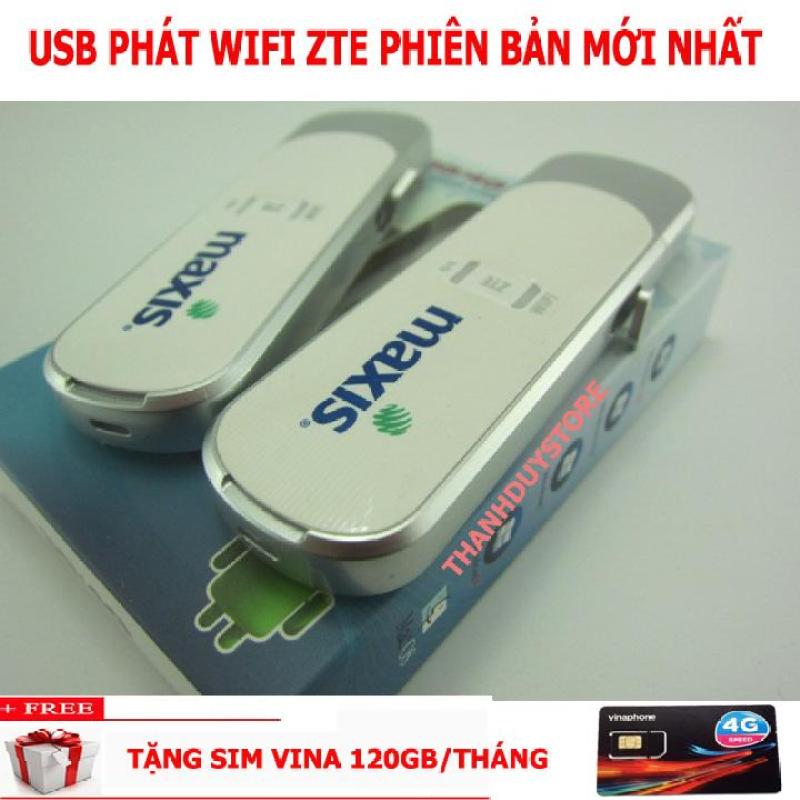 Bảng giá ZTE MF70 21.6MBPS - USB 3G 4G PHÁT WIFI TỐC ĐỘ TÀU ĐIỆN - TẶNG SIM 4G VINA 120GB Phong Vũ