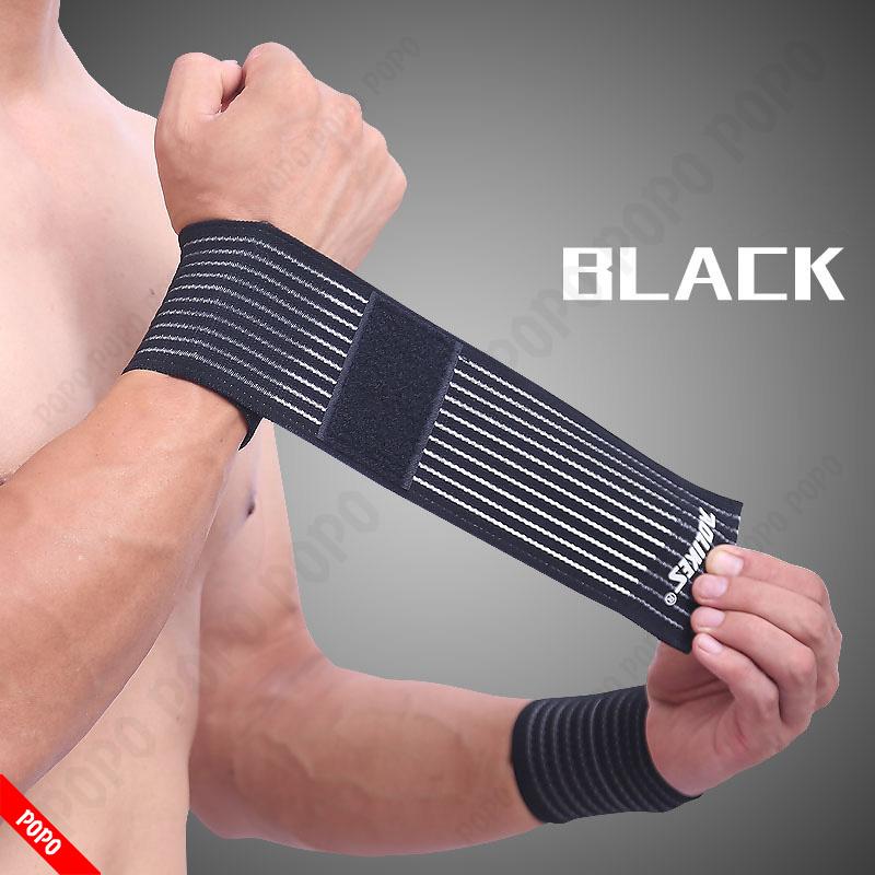 Băng cổ tay nâng tạ vải mềm co dãn (1 cái), quấn cổ tay tập GYM, giảm chấn thương cổ tay chất liệu cao cấp SPORTY