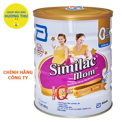 Sữa bột Similac Mom IQ Plus lon 900g hương Vanilla