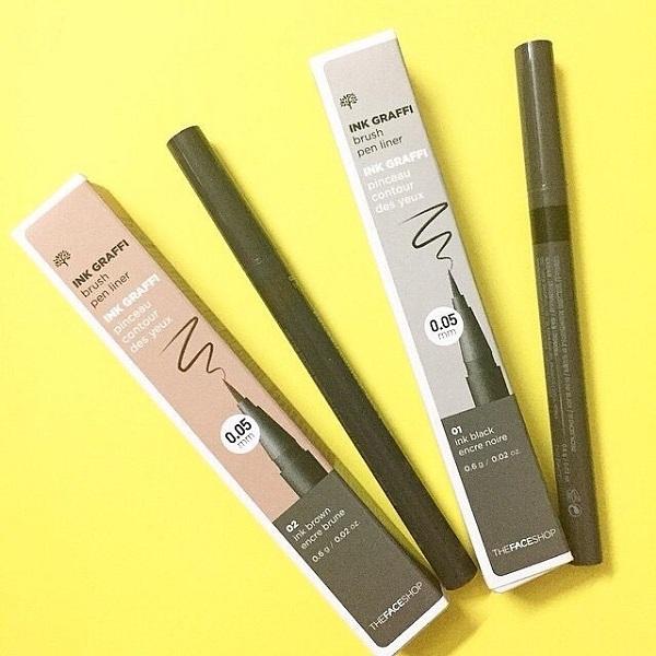 Kẻ mắt nước The Face Shop Ink Graffi Brush Pen Liner