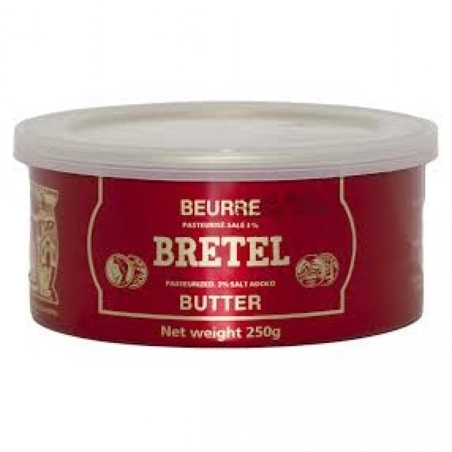 Bơ Bretel Butter hộp 250g của Pháp bơ mặn