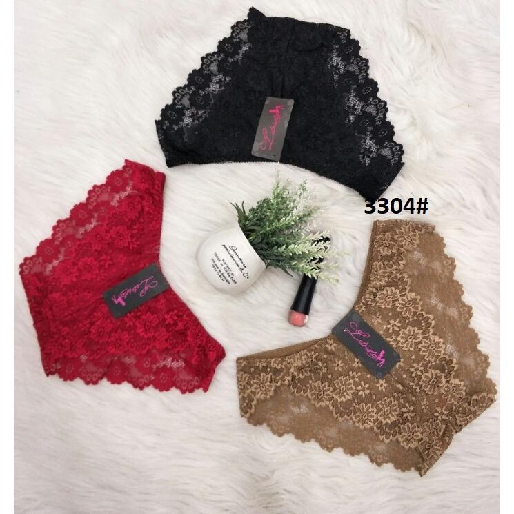 Combo 03 quần lót ren sần cám dỗ Lettrista 3004#
