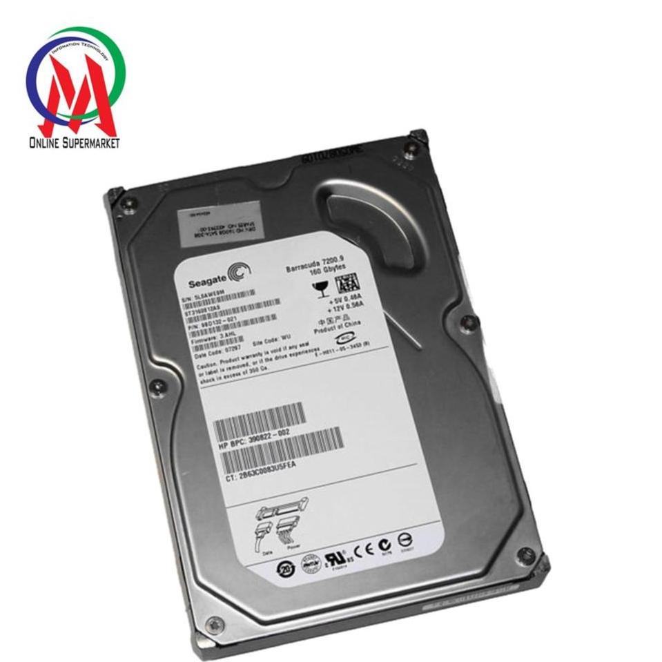 Ổ cứng máy pc 160gb seagate chuẩn sata tặngg kemf cáp sata bh 12 tháng