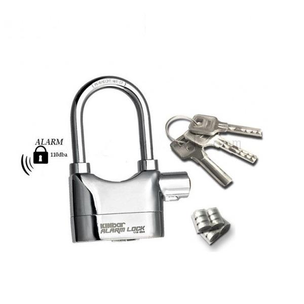 Ổ khóa báo động Kinbar (mạ Crom càng dài) K101AH