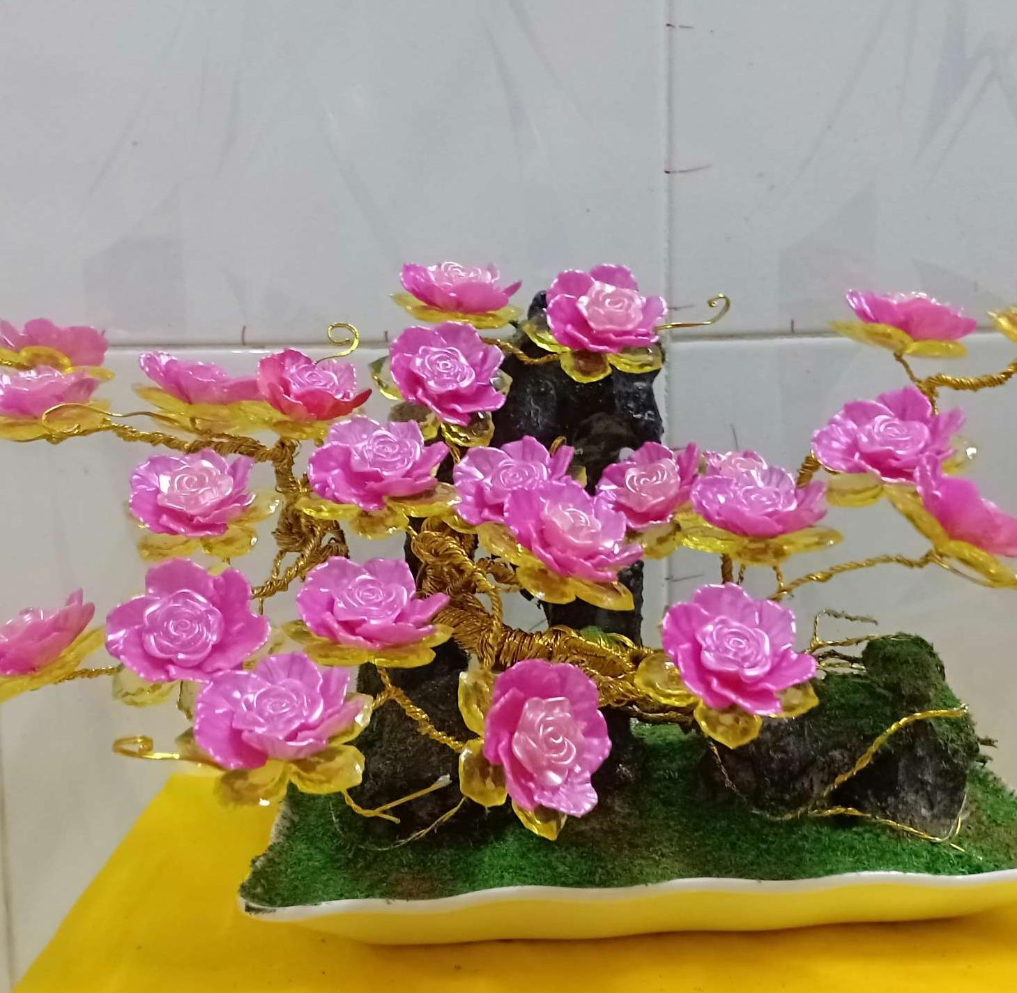 Hoa đá pha lê