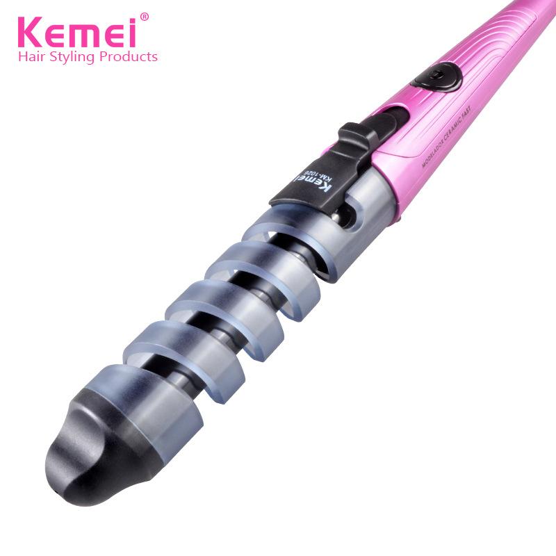 Máy làm tóc Kemei1026 Chuyên Nghiệp Điện tóc Curler lăn Xoắn Ốc