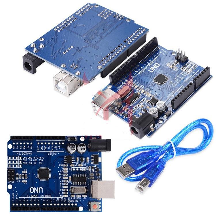 Bo mạch Arduino Uno R3 kèm cáp USB