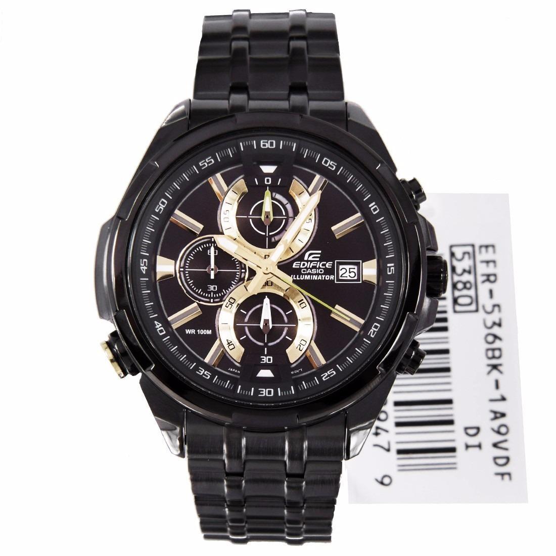 Đồng hồ nam casio edifice ef-536bk -1a9v