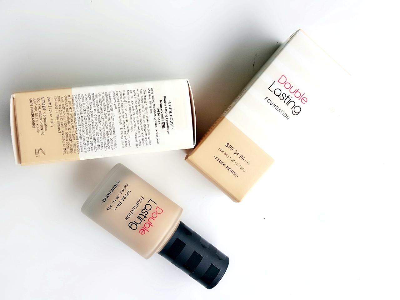 Kem nền etude house double lasting foundation spf34 / pa ++
