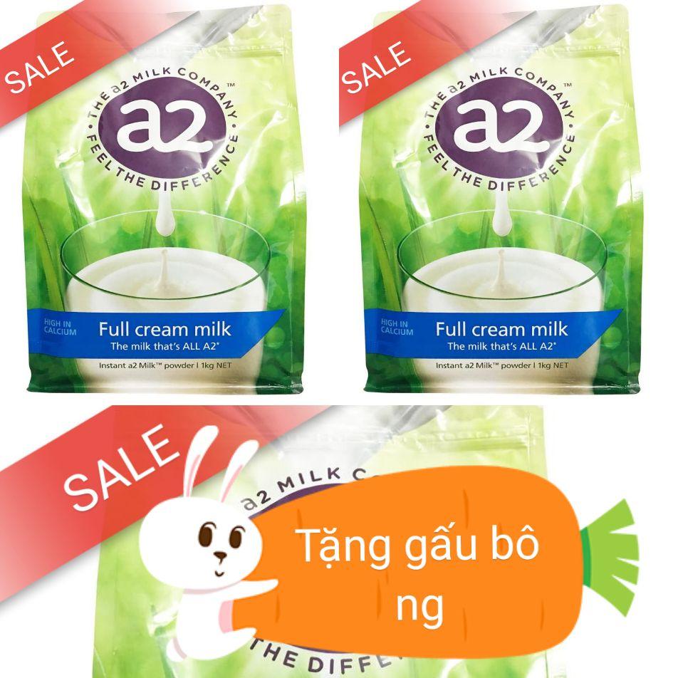 Combo 2 túi Sữa tươi nguyên kem canxi a2 úc 1kg