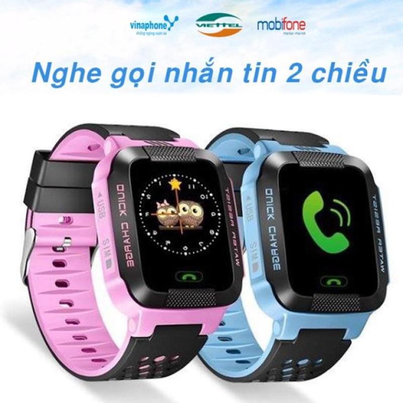 Nơi bán Đồng hồ định vị trẻ em thông minh GPS Tracker Y21G (Xanh Dương)