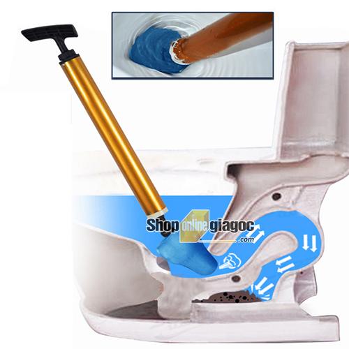 Bơm thông tắc bồn cầu