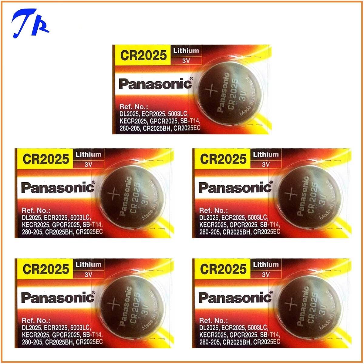 10 viên pin cr2025 panasonic lithium 3v