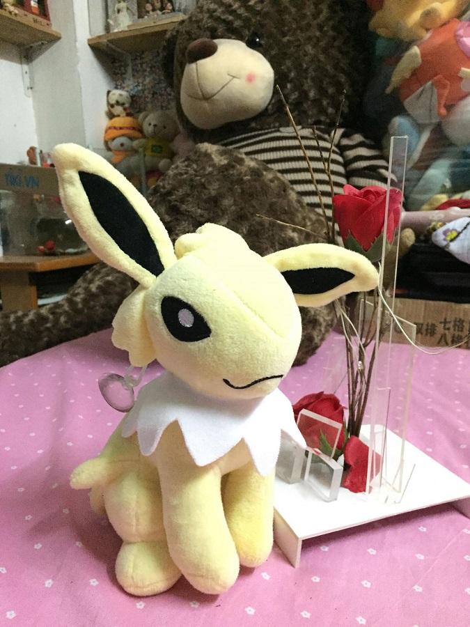 [HCM]Thú bông Pokemon - Eevee tiến hóa Jolteon vàng size 1