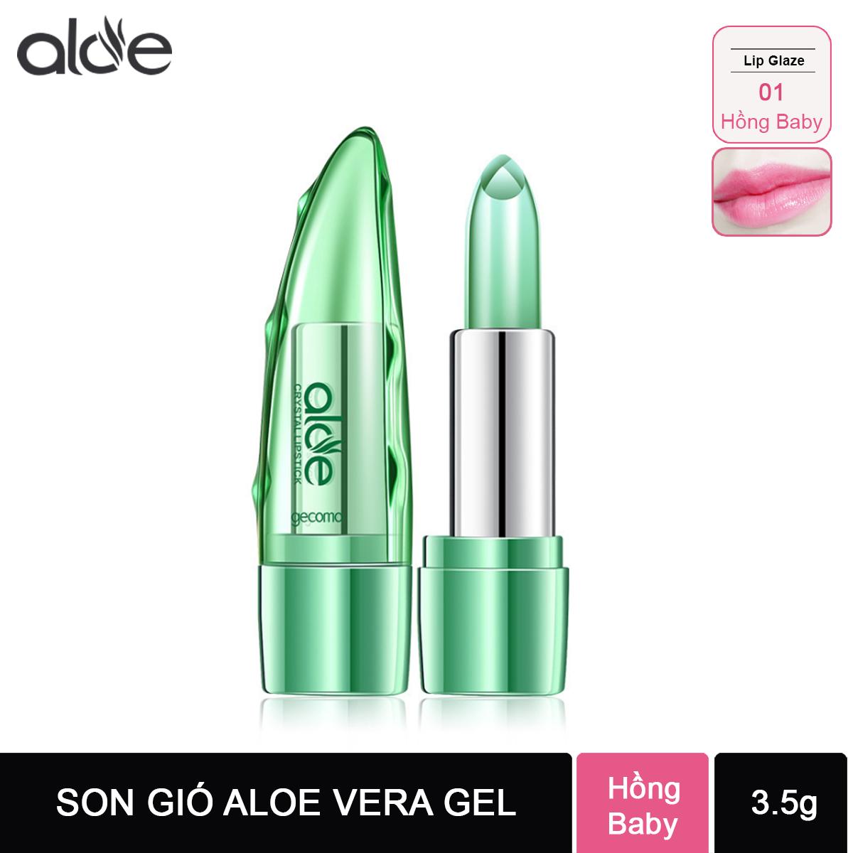 Combo 2 thỏi son gió aloe cao cấp +
